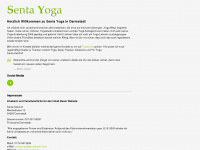 senta-yoga.de Webseite Vorschau