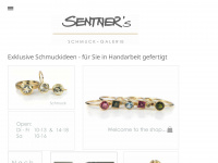 sentner-schmuck.de Webseite Vorschau