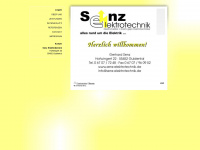 senz-elektrotechnik.de Webseite Vorschau