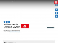 grenzach-wyhlen.de Webseite Vorschau