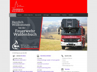 feuerwehr-waldenbuch.de Webseite Vorschau