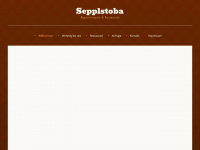 sepplstoba.at Webseite Vorschau