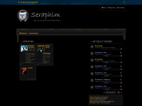 seraphim-wow.de Webseite Vorschau