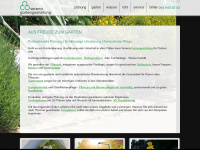 serenagartenbau.ch Webseite Vorschau