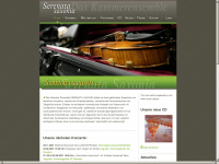 serenata-saxonia.de Webseite Vorschau
