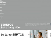 seretos.ch Webseite Vorschau