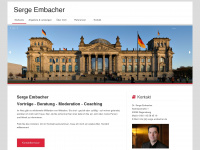 serge-embacher.de Webseite Vorschau