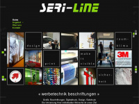seri-line.ch Webseite Vorschau
