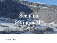 serneus.ch Webseite Vorschau