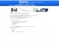 servcom.at Webseite Vorschau