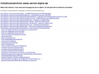 server-alpha.de Webseite Vorschau