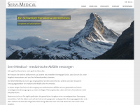 servi-medical.ch Webseite Vorschau