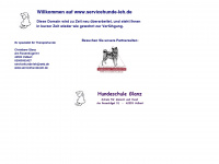 servicehunde-leh.de Webseite Vorschau