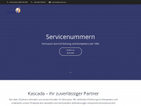 servicenummer.de Webseite Vorschau