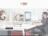 services-concept.ch Webseite Vorschau