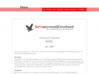 servo-service.ch Webseite Vorschau