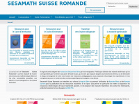 sesamath.ch Webseite Vorschau