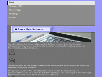 sevenbytesoftware.de Webseite Vorschau