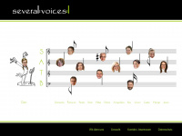 several-voices.de Webseite Vorschau