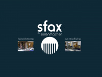sfax.ch Webseite Vorschau