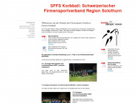 sfskorbball.ch Webseite Vorschau