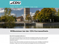 cdu-kornwestheim.de Webseite Vorschau