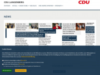 cdu-langenberg.de Webseite Vorschau