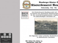 klosterbrauerei-reutberg.de Webseite Vorschau