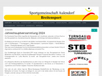 sga-breitensport.de Webseite Vorschau
