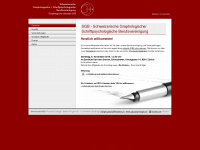 sgb-graphologie.ch Webseite Vorschau