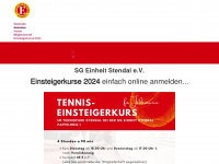 sgeinheit-tennis-stendal.de Webseite Vorschau