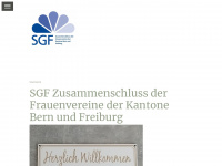 sgf-bern-freiburg.ch Webseite Vorschau