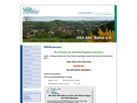 sgv-balve.de Webseite Vorschau