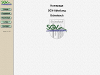 sgv-groenebach.de Webseite Vorschau