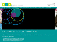 sgv-sg.ch Webseite Vorschau