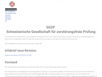sgzp.ch Webseite Vorschau