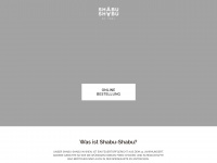 shabu.at Webseite Vorschau
