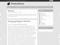 shadowflame-kujata.de Webseite Vorschau