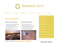 shamanic-berlin.de Webseite Vorschau