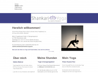 shankari-yoga.de Webseite Vorschau