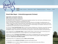 shanti-med-nepal.ch Webseite Vorschau