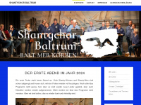 shantychor-baltrum.de Webseite Vorschau