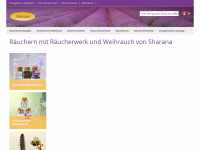 sharana.at Webseite Vorschau