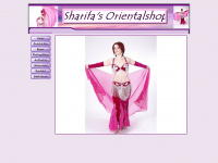sharifa.ch Webseite Vorschau