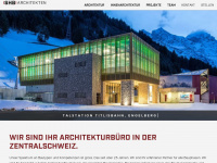 shb-architekten.ch Webseite Vorschau