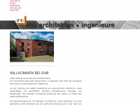 shb-architekten.de Webseite Vorschau