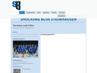 shblue.ch Webseite Vorschau