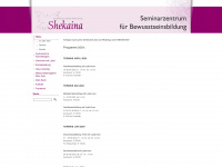 shekaina.at Webseite Vorschau
