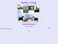shelties-vongrosssalze.de Webseite Vorschau