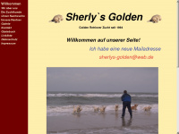 sherlys-golden.de Webseite Vorschau